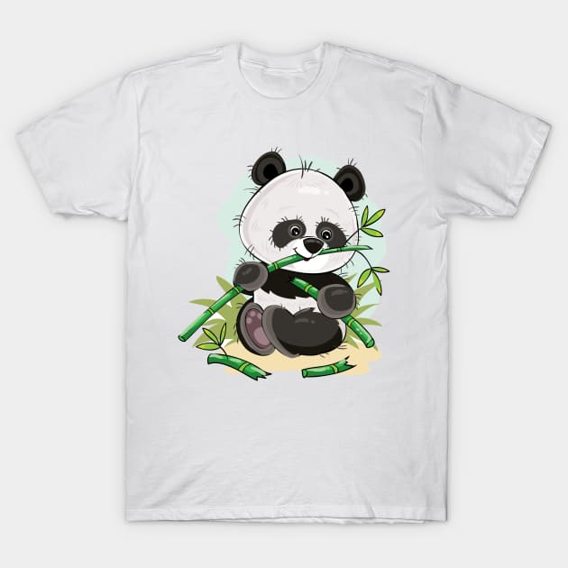 cute panda kid T-Shirt by This is store